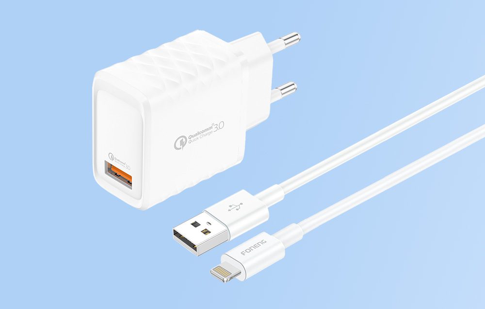 Chargeur USB-A EU54 (3A) (Micro/ TYPE-C /IPHONE)