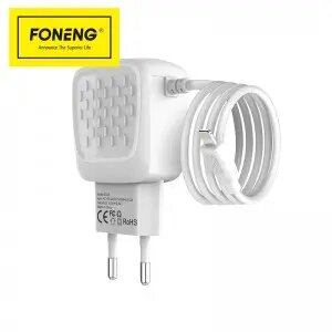 CHARGEUR USB DOUBLE EU25 AVEC CABLE (MICRO)